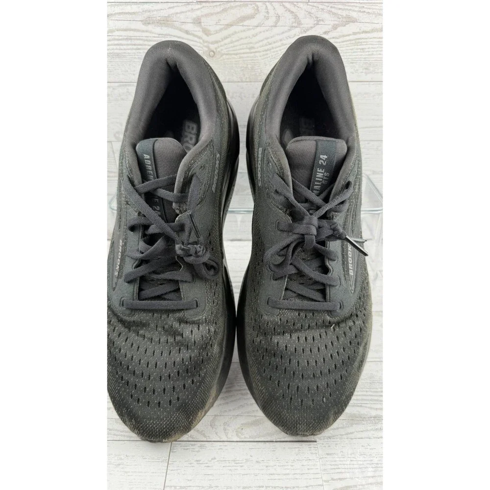 Brooks adrenaline GTS 24 1104371D020 Black US 11.5D Mens Road Running Shoes #385